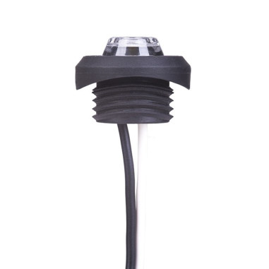 VIT RYMNINGSLAMPA INPRESSAD I ETT RÖR, RÖKLAMPA...