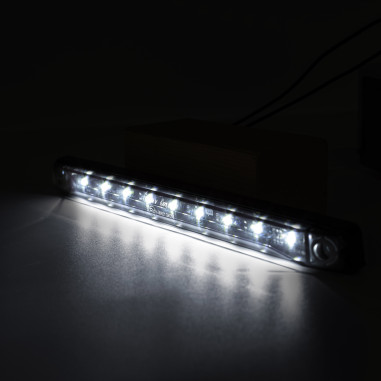 BIAŁA LAMPA OBRYSOWA LED 25CM, PAŁKA, KLOSZ...