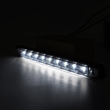 BÍLÁ LED SVÍTIDLA 25CM, DĚTKÁ, KOUŘOVÁ LAMPA