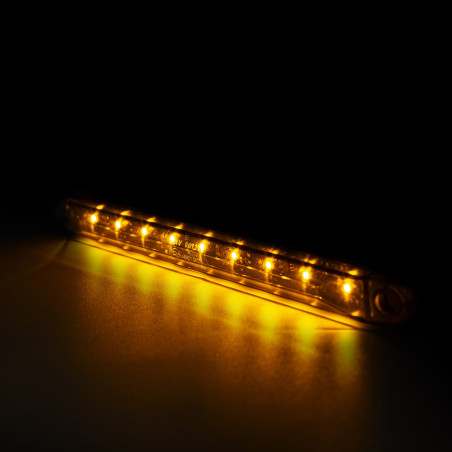 ORANGE LED RÖJSLAMPA 25CM, BABY, RÖKLAMPA