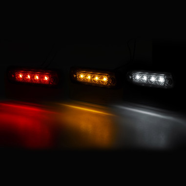 ORANGE MARKER LAMP, STRAIGHT BASE + CURVED...