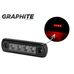 RED MARKER LAMP, STRAIGHT BASE + CURVED (PIPE), SMOKED...