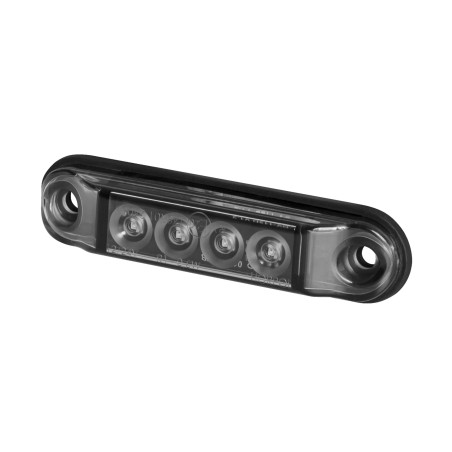 ROOK RODE LED OPLICHTINGSLAMP SLIM 4 DIODES LD 2329/GRAPHITE