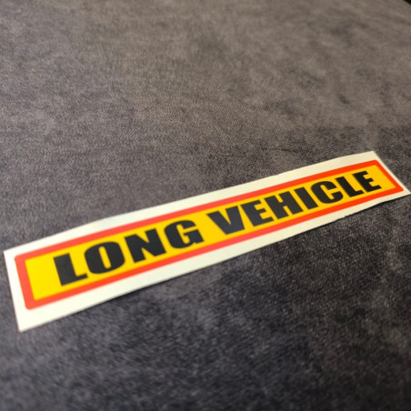 STICKER "LONG VEHICLE" 15CM