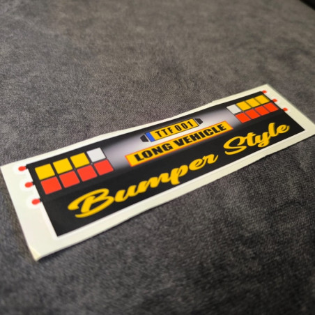 AUTOCOLLANT "BUMPER STYLE" 15CM