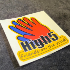 PEGATINA "HIGH5" 8CM 2