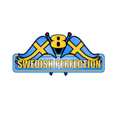 "SWEDISH PERFECTION" STICKER 12CM