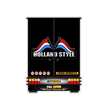 "NL FLAG TRAILER" MAtrica 8cm