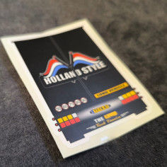 AUTOCOLLANT "REMORQUE DRAPEAU NL" 8CM 2