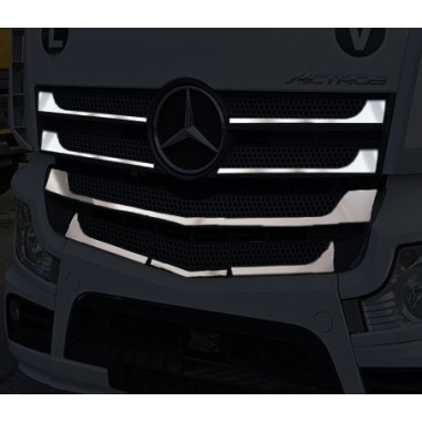 GRIGLIA CROMATA MERCEDES ACTROS MP4 MP5 230 cm