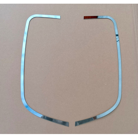 Voor DAF XF 106 E6 DECOR CHROME CORNER velg