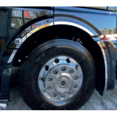 MAN TGX 21+ CHROME WHEEL ARCHES DECOR