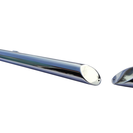 TUBERÍAS DE INOXIDABLE SCANIA R BAJO CABINA Y SPOILER (AGUJEROS PARA LED)