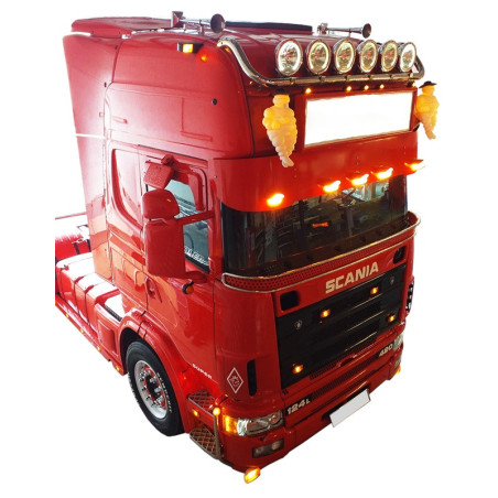 ROZSDAMENTES ROZSDAMENTES TETŐ CSŐ SCANIA TOPLINE 4/R (LED LYUKOK)