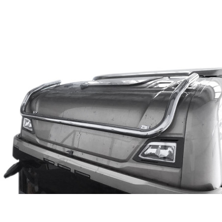 STAINLESS ROOF PIPE SCANIA NEXT GEN (LED HOLES)
