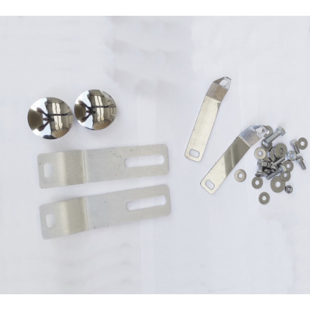 TUBI INOX PARAURTI GRANDE SCANIA R (FORI LED)