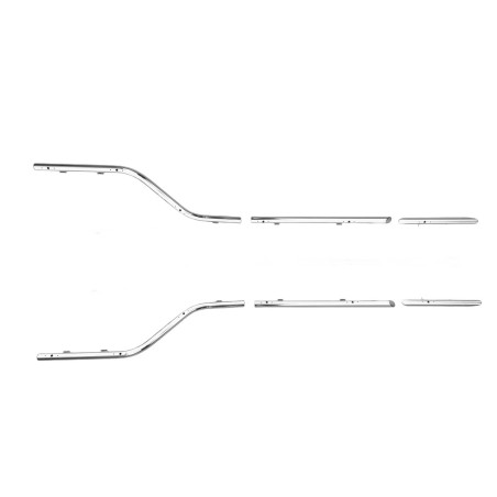 NEREZOVÉ POTRUBÍ SCANIA R POD KABINOU A SPOILER (OTVORY PRO LED)