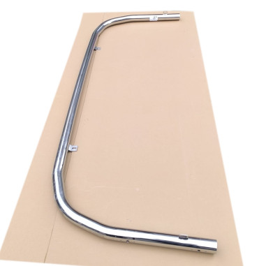 TUBI INOX PARAURTI GRANDE SCANIA R (FORI LED)