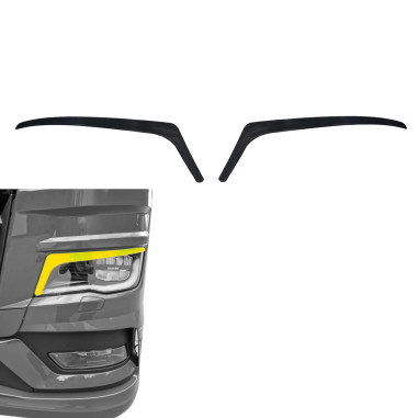 HEADLAMP EYEBROWS MAN TGX 20+ SPOILER LAMP COVER DECOR EYELIDS