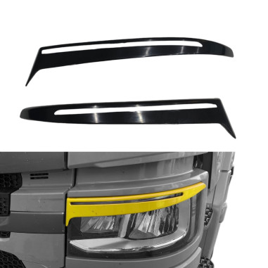 SCANIA NEXT GEN LED HEADLAMP EYEBROWS DECOR SPOILER EYELIDS