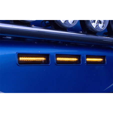 ORANJE DECORATIEVE LAMP VOOR ZONNEKLEP SCANIA 4/R