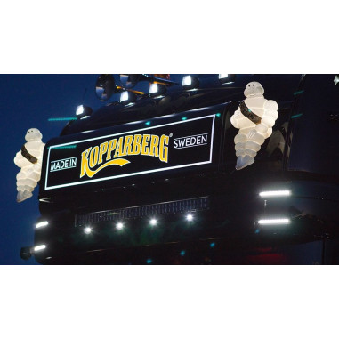 LAMPE DÉCORATIVE ORANGE POUR PARE-SOLEIL SCANIA...