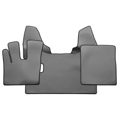 PAVIMENTO LISCIO IN ECOPELLE GRIGIO PER DAF XF 105 XF 106...