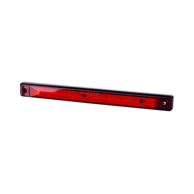 RED LED MARKER LAMP 25CM, BAT LD 999