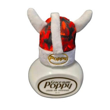 CAPPELLO DECORATIVO PER PELUCHE "POPPY GRACE MATE" ROSSO DANESE