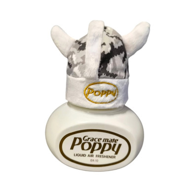 CAPPELLO DECORATIVO PER PELUCHE DANESE GRIGIO "POPPY GRACE MATE".