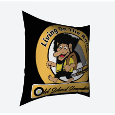 PILLOW 40x40 "LIVING ON THE ROAD TTF"