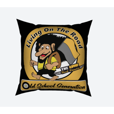 ALMOHADA 40x40 "LIVING ON THE ROAD TTF"