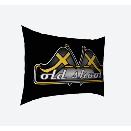 PODUSZKA 50X35 "OLD SKOOL" CZARNA