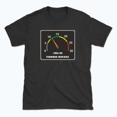 CLASSIC TURBO DIESEL RACHELOMETER T-SHIRT