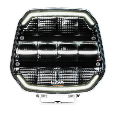 LEDSON EPIX9+ STROBE WITTE BODY 9" hulplamp...
