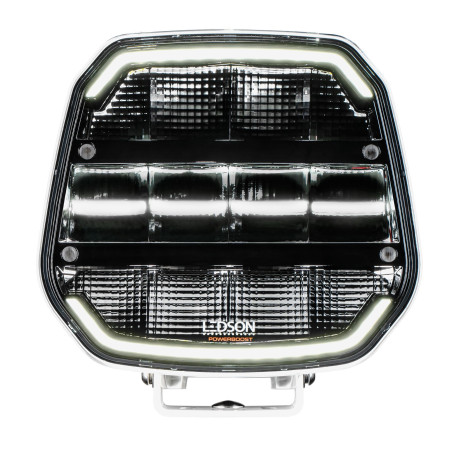 LEDSON EPIX9+ STROBE WITTE BODY 9" hulplamp (Powerboost)