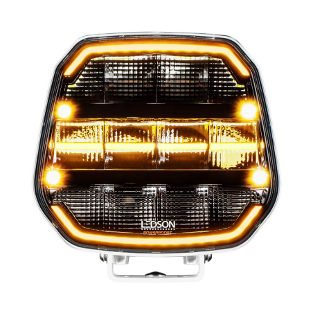 LEDSON EPIX9+ STROBE BIAŁY KORPUS 9" lampa pomocnicza (Powerboost)