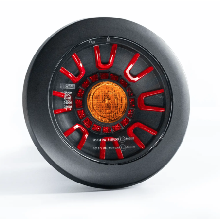 FT-313 LED BLACK BAJONET BAKRE LAMPA (STOPP, BRITTNINGSSIGNAL, POSITION)