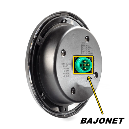 FT-313 LED BLACK BAJONET HÁTSÓ LÁMPA (STOP, IRÁNYJELZŐ, HELYZET)