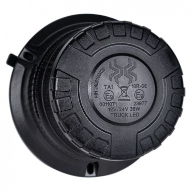 ORANGE FLASH LAMP WITH SMOKED LAMPSHADE (SPIDER...