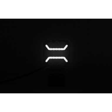 LAMPE DE TRAVAIL LED NOIRE + SANGLE BLANCHE