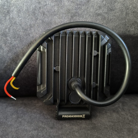 SVART LED-ARBETSLAMPA + VIT REMM