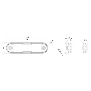 FT-205 LED WARNING LAMP STROBE