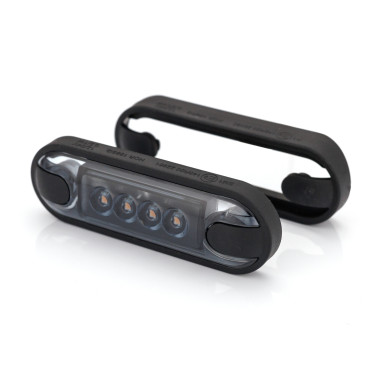 FÜSTÖLT NARANCS LED JELZŐLÁMPA LD 3211/GRPAHITE