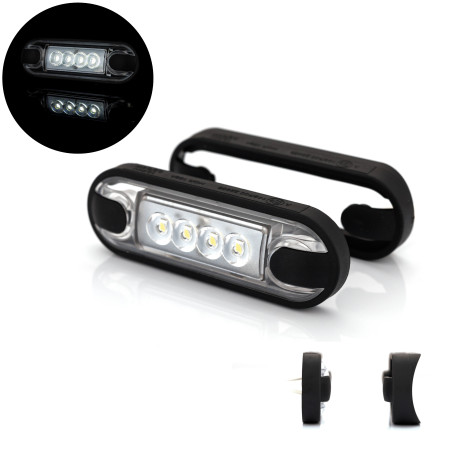 BÍLÁ LAMPA OBRYSOVA LED LD 3210