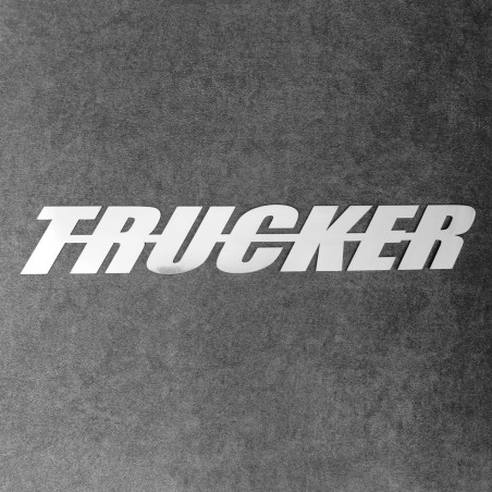 Amblem TRUCKER od nehrđajućeg čelika LOGO KROM