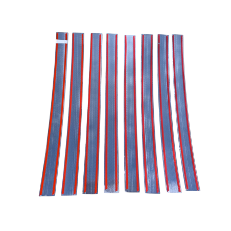 MOLDURAS DE PASOS DE RUEDA TRASEROS SCANIA R 10-18 INOXIDABLE