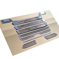 SCANIA NEXT GEN V8 S GRILL IN ACCIAIO INOX DECORATO CON... 2