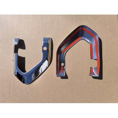 MAN TGX 21+ CHROME DOOR HANDLE COVERS - STAINLESS