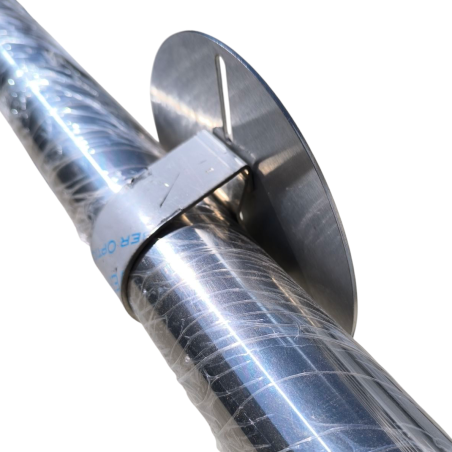 SUPPORT DE FLASH EN ACIER INOXYDABLE POUR TUYAU